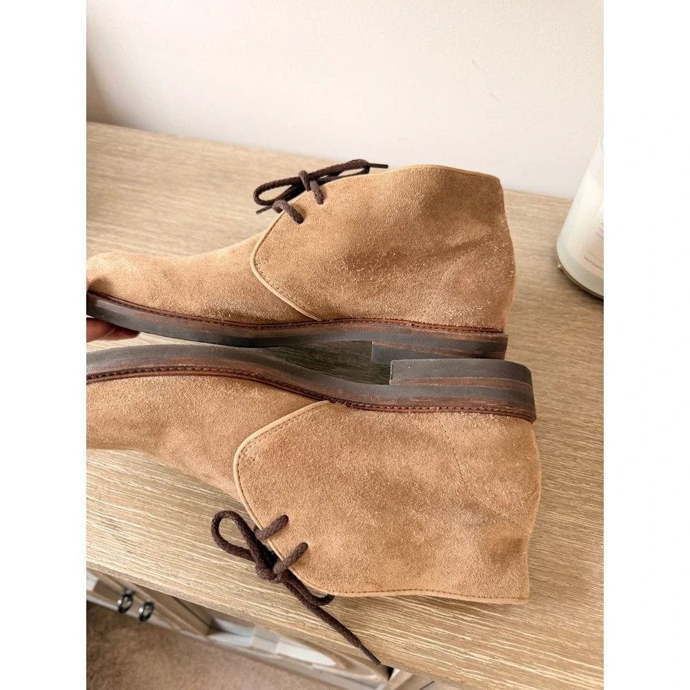 Brunello Cucinelli Suede Chukka Boots Men Tan 42.5